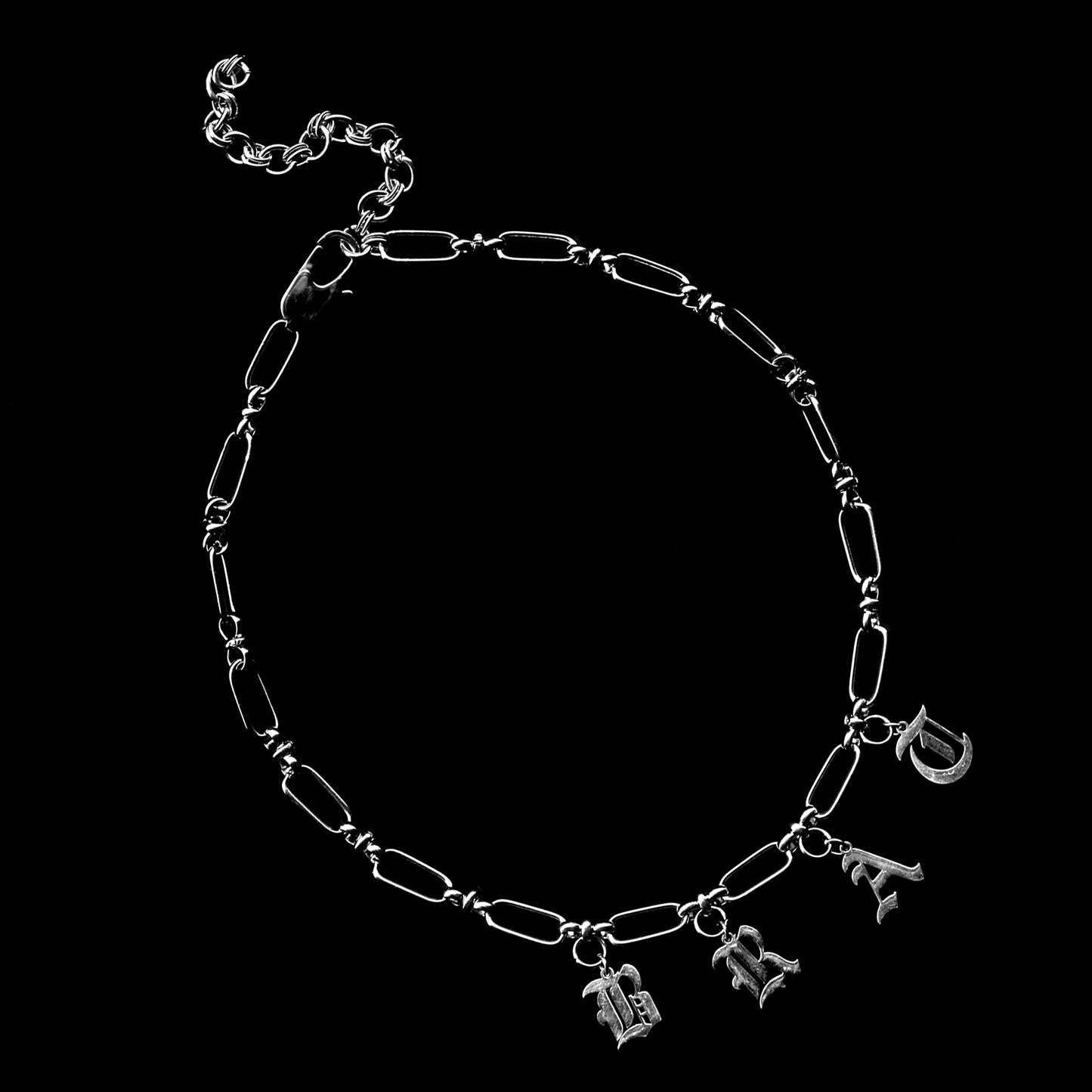 letter necklace